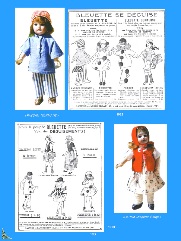 Bleuette: The Doll and Her Wardrobe by Barbara Hilliker