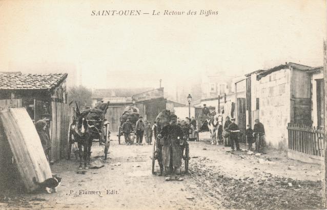 Ancienne Photo des marchés aux puces ( Old Picture of the flea market )